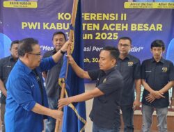 Jufrizal Terpilih Kembali Pimpin PWI Aceh Besar