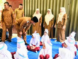 Hari Pertama Masuk Sekolah, Wakil Bupati Aceh Besar Lakukan Monev MPLS