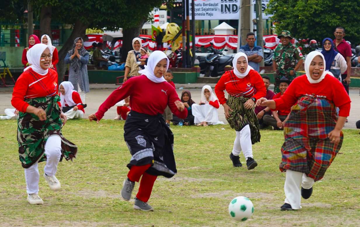 Perayaan Kemeriahan HUT ke-80 RI di Korem 011/Lilawangsa Meriah