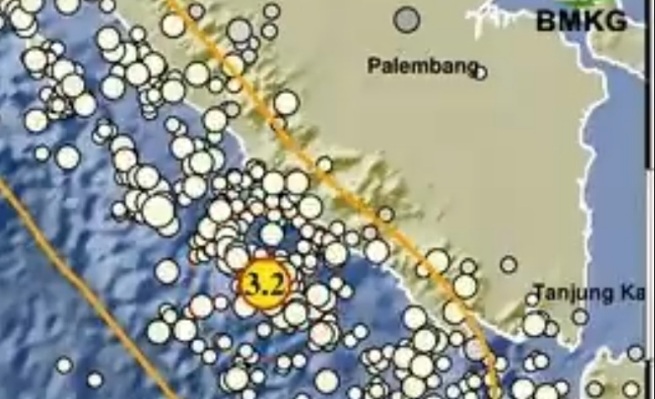 Gempa Magnitudo 3,2 Guncang Pulau Enggano di Bengkulu
