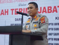 Satu Kasat dan Lima Kapolsek Berganti di Jajaran Polres Lhokseumawe