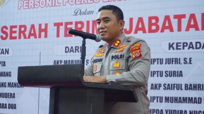 Satu Kasat dan Lima Kapolsek Berganti di Jajaran Polres Lhokseumawe