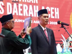 M Nasir Resmi Dilantik Sebagai Sekda Aceh