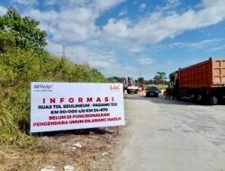 Hindari Kecelakaan, Masyarakat Dihimbau Tidak Masuk Tol Sibanceh Seksi 1