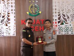 Perkuat Sinergi Penegak Hukum, Kapolda Silaturahmi ke Kajati Aceh