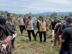 PN Suka Makmue Lakukan Pencocokan Objek Eksekusi di Blang Mulieng