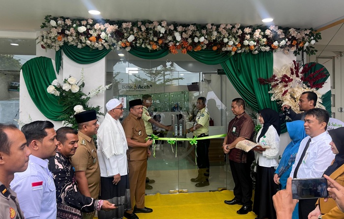 Mulai Hari ini, Bank Aceh KCP Malikussaleh Tempati Gedung Baru