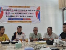 Panitia Umumkan Hasil Drawing Piala Menpora U-15 Regional Aceh