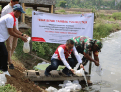 Pertamina Patra Niaga Tebar 3.000 Benur Bandeng di Tambak Warga