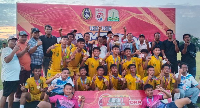 Tamiang United Raih Juara Piala Menpora U-15 Regional Aceh