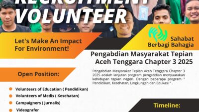 Berminat Jadi Salahsatu Relawan Pengabdian di Pedalaman Aceh Tenggara?