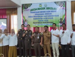 Kejari dan Disdikbud Aceh Besar Gelar Kegiatan Jaksa Masuk Sekolah
