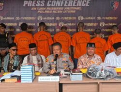 Diduga Sebar Ajaran Menyimpang, Enam Pria Diamankan Polres Aceh Utara