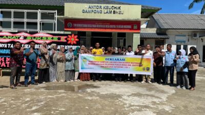 Gampong Lambheu Aceh Besar Deklarasikan Anti Korupsi