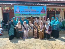 Bunda PAUD Subulussalam Kunjungi TKN Dharma Wanita Persatuan Rundeng