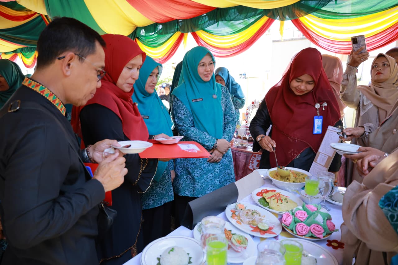 TP-PKK Darul Kamal Gelar Lomba Masak Kuliner Keuneubah Indatu