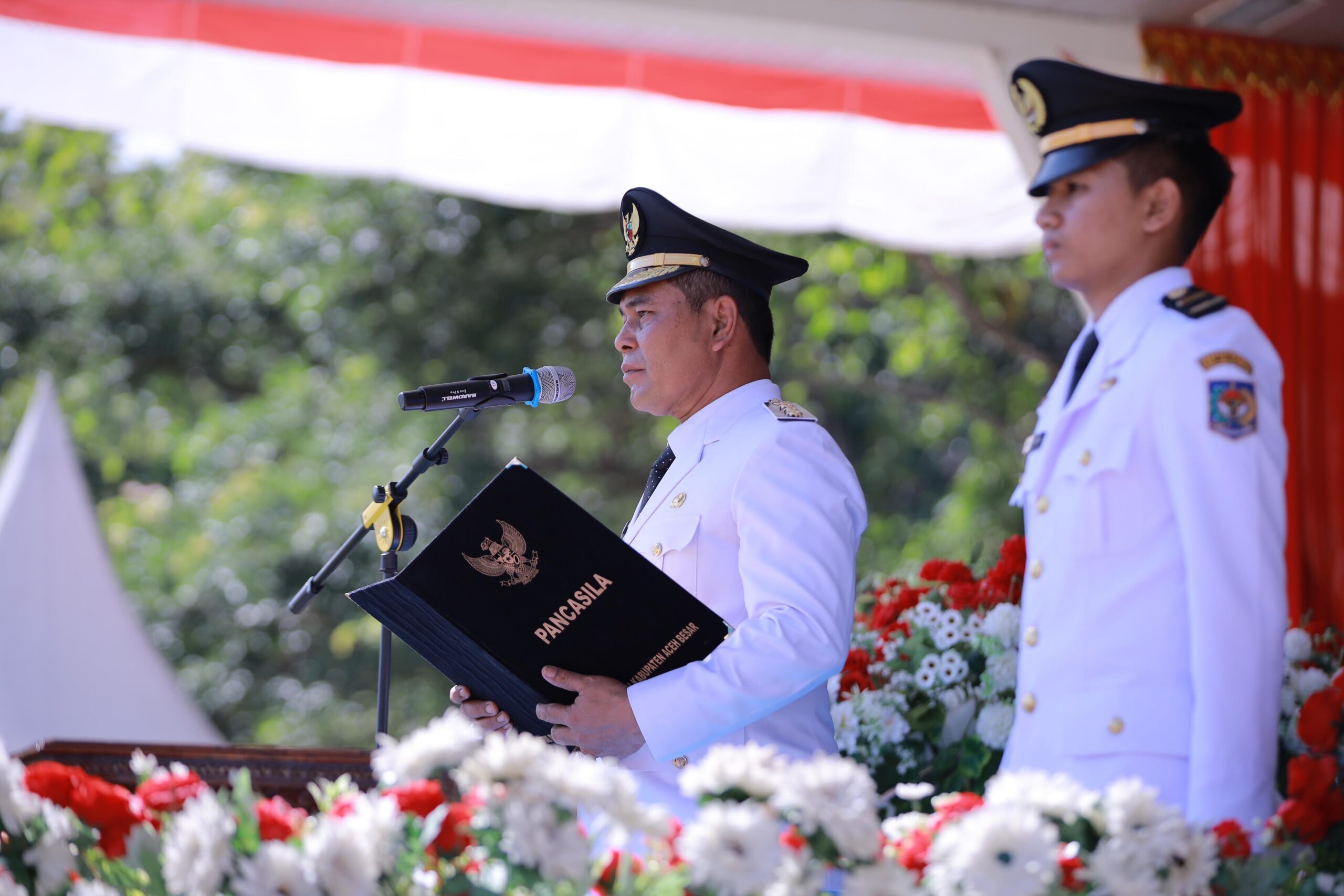 Peringatan HUT Kemerdekaan Ke-80 RI di Kota Jantho Berlangsung Khidmat
