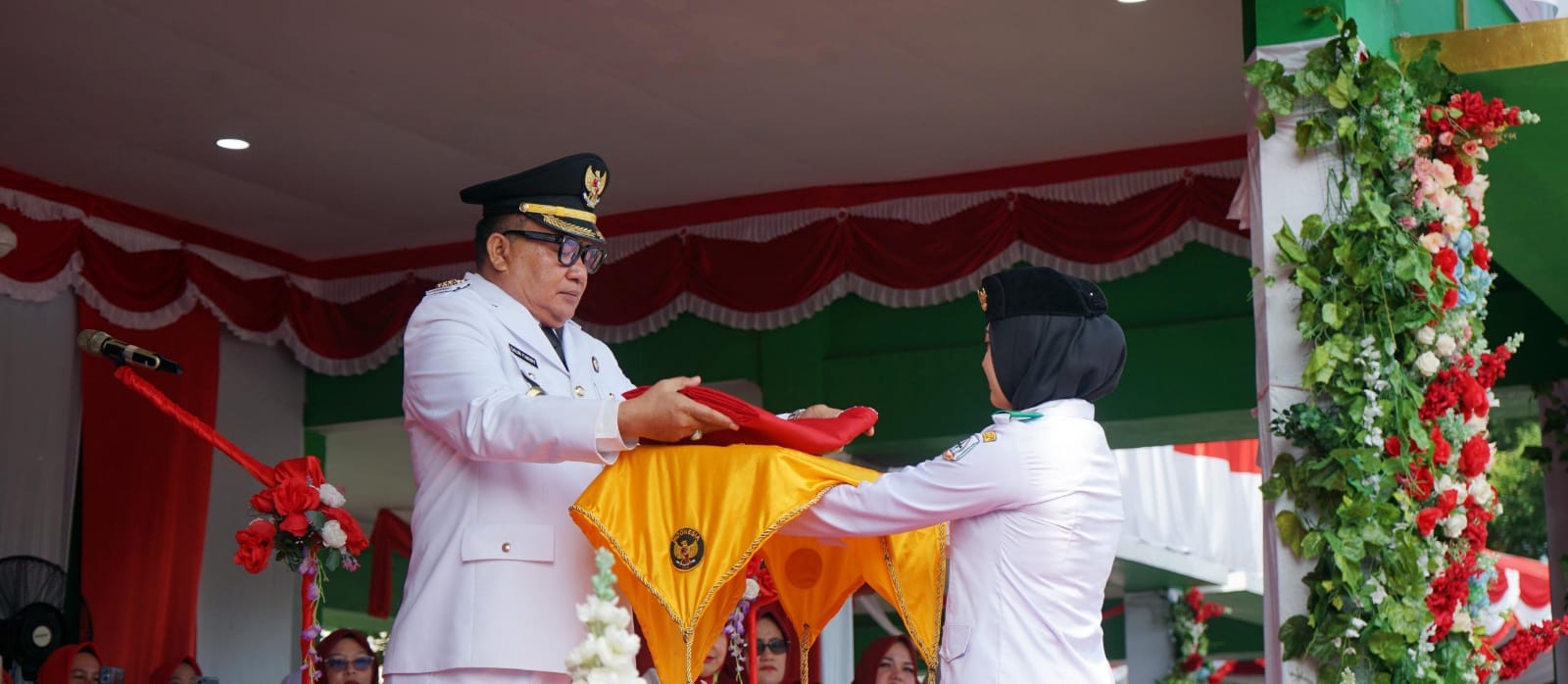 Sang Saka Merah Putih Berkibar di Aceh Tenggara