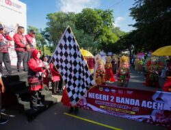 Ribuan Pelajar Meriahkan Pawai Budaya HUT RI di Banda Aceh