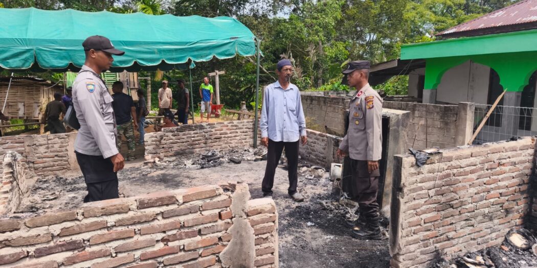 Kebakaran di Geureudong Pase, Dugaan Sementara Akibat Arus Pendek Listrik