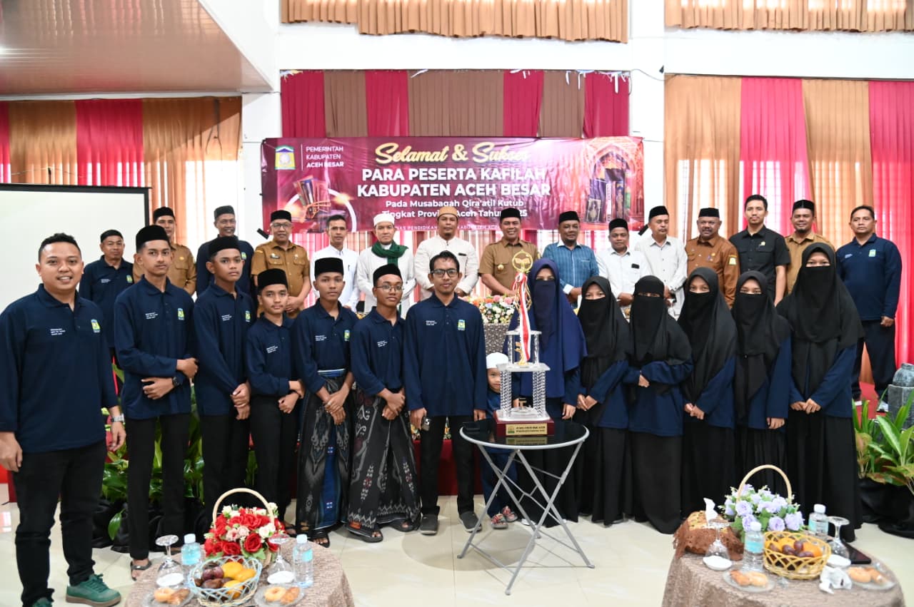 Syech Muharram Semangati Kafilah Aceh Besar ke Ajang MQK