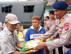 Brimob Polda Aceh dan Bulog Gelar Pasar Murah di Aceh Besar dan Pidie