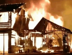 Dua Rumah Terbakar, 17 Jiwa Kehilangan Tempat Tinggal