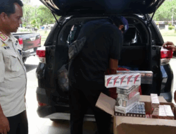 Petugas Sita 1.383 Bungkus Rokok Ilegal di Simeulue