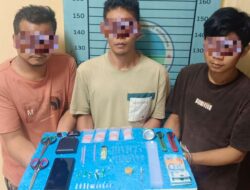 Polisi Tangkap Tiga Pria di Bambel, 10 Paket Sabu Disita