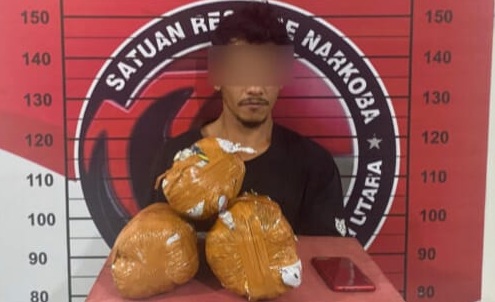 Tersangka kasus ganja