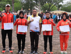 Tiga Atlet dan Satu Wasit PON XXI Terima Penghargaan Pemkab Nagan Raya