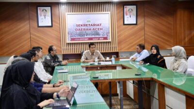 Sekda Beri sambutan