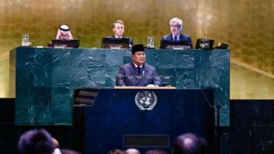 Prabowo di Markas PBB