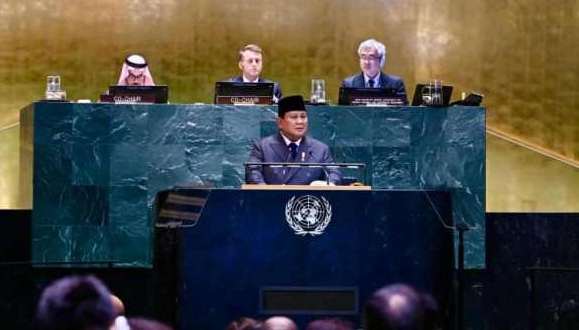 Prabowo di Markas PBB