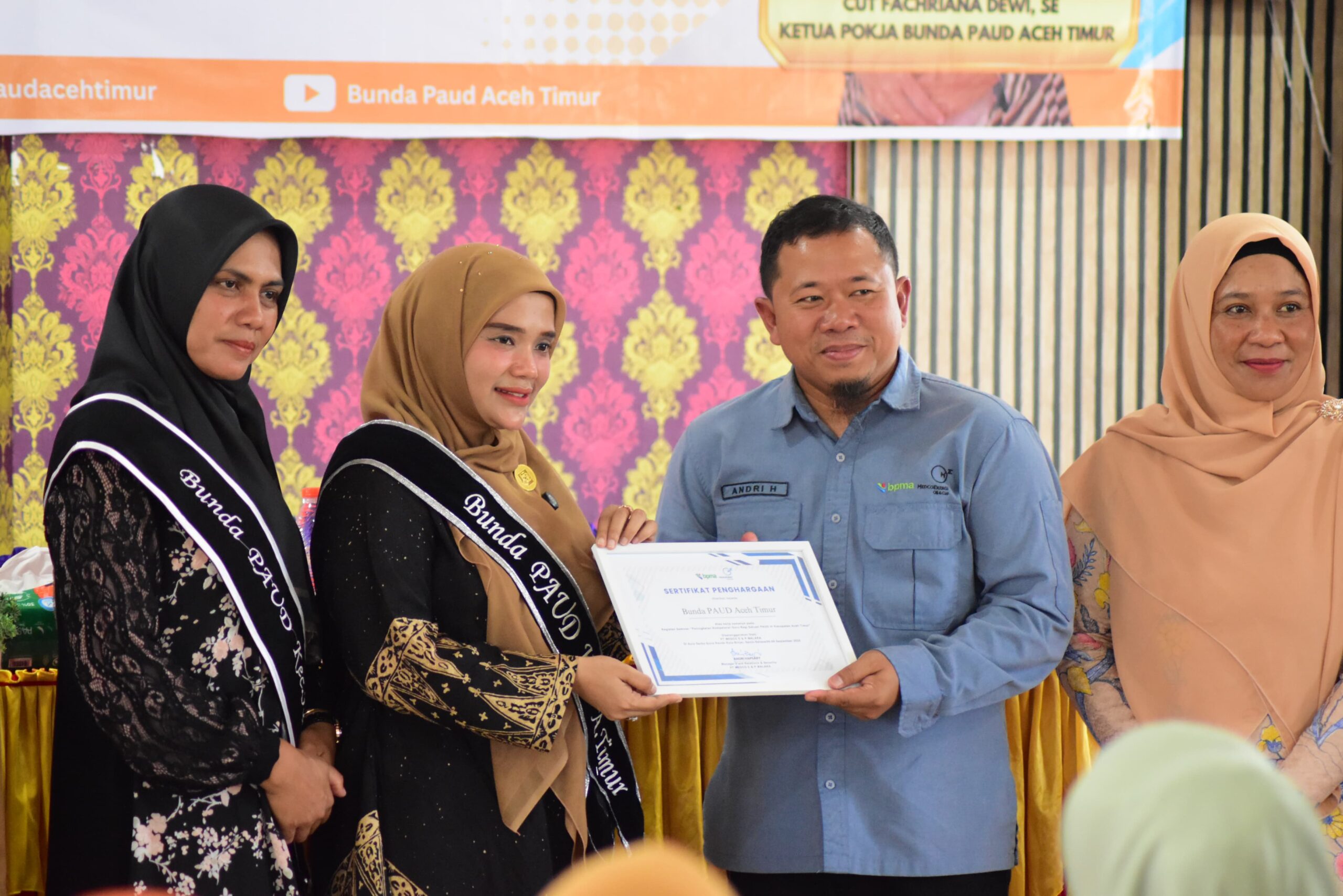 Bunda PAUD Aceh Timur Buka Pelatihan Kompetensi Guru Anak Usia Dini