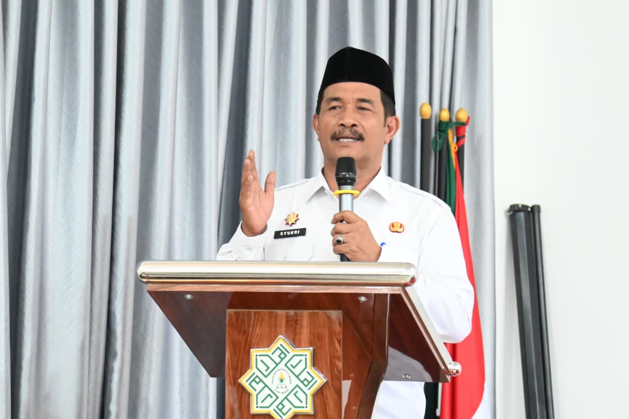 Wabup Syukri Hadiri Pelantikan BWI Aceh Besar
