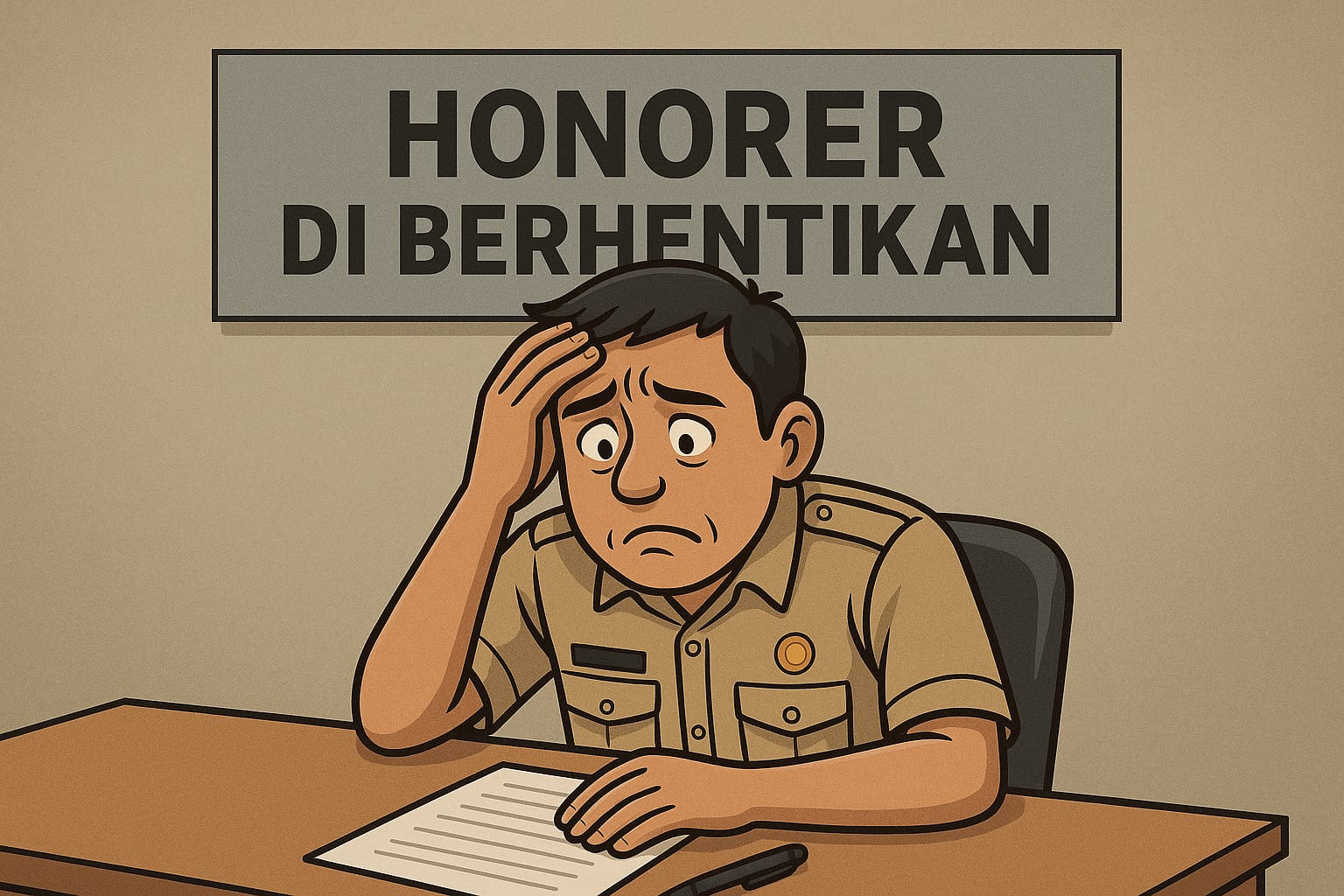 Honorer Tak Masuk Katagori PPPK Paruh Waktu Cemas Dirumahkan