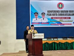 PGRI Subulussalam Gelar Konfrensi Daerah XXIII