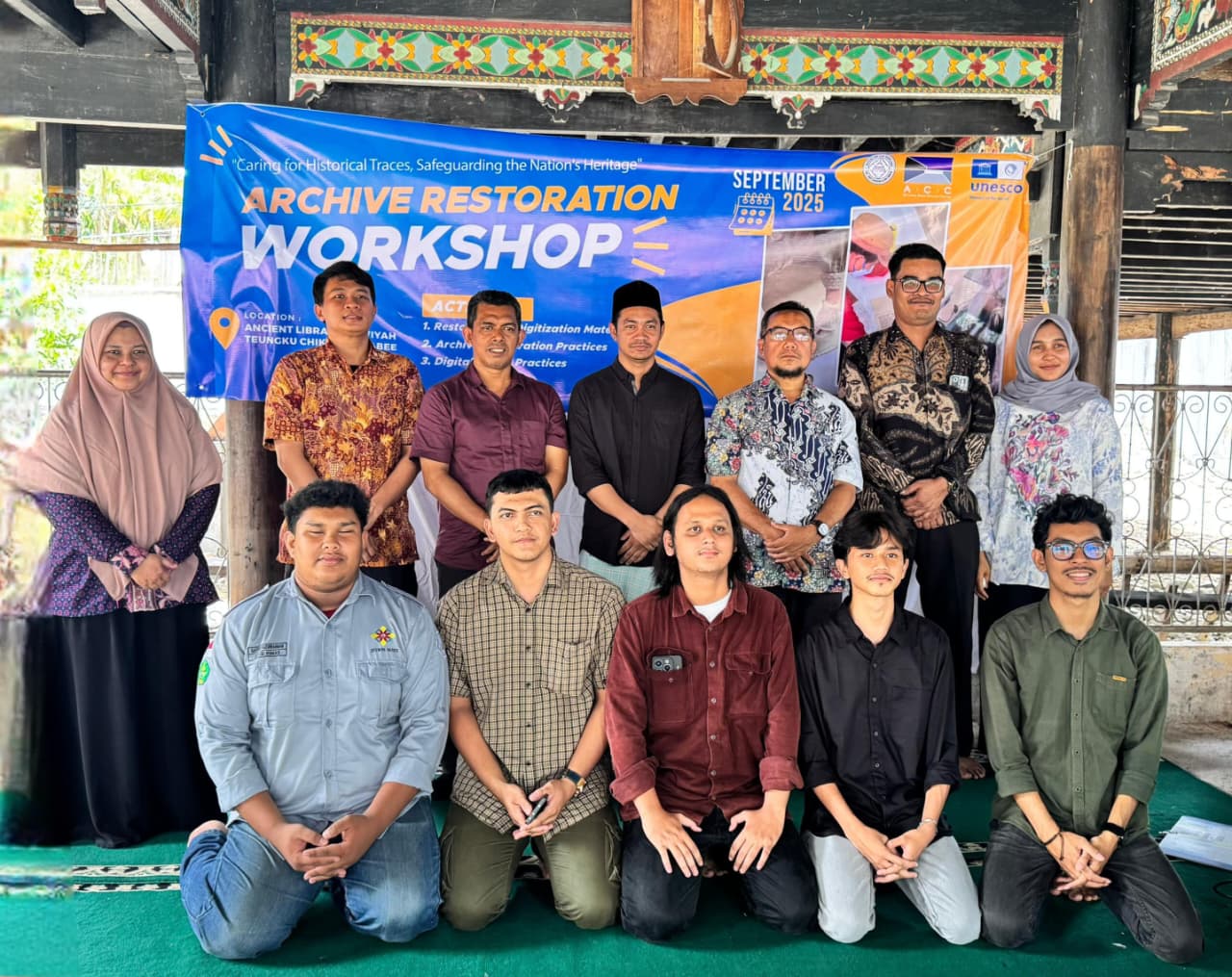 Tim ARW Kunjungi Zawiyah dan Perpustakaan Tanoh Abee