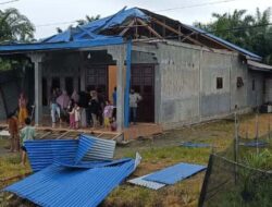 Rumah Warga Aceh Singkil Rusak Diterjang Angin Kencang