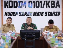 Aceh Besar, Banda Aceh dan Kodim 0101/KBA Rakor Sinkronisasi SPPG