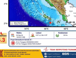 BPBD: Gempa di Simeulue tidak Berpotensi Tsunami