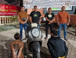 Curi Motor Saat Hajatan, Dua Pemuda Ditangkap di Bengkel