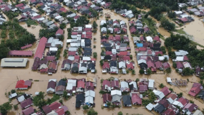 Banjir di Johan Pahlawan