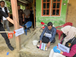 Polisi Gelar Rekonstruksi Kasus KDRT Tragis di Trumon Timur