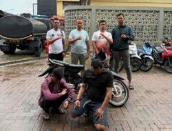 Dua Pria Diciduk Polresta Banda Aceh Usai Curi Motor di Masjid