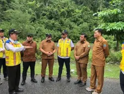 Tim Bappenas Tinjau Lokasi Pembangunan Terowongan Geurutee