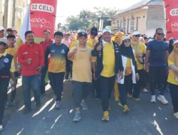 Ribuan Warga Meriahkan Jalan Santai HUT Golkar ke-61 di Bireuen
