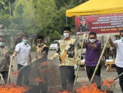 Kejari Aceh Selatan Musnahkan Barang Bukti Narkoba