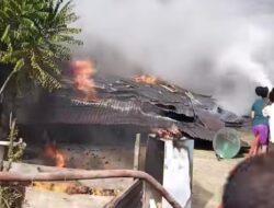 Empat Rumah Terbakar di Sultan Daulat Subulussalam